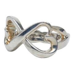 ティファニー ダブルラビングハート リング 指輪 SV925 シルバー レディース TIFFANY&Co. 【中古】