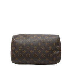 ルイ ヴィトン モノグラム スピーディ25 ミニボストンバッグ ハンドバッグ M41528 ブラウン PVC レザー レディース LOUIS VUITTON 【中古】