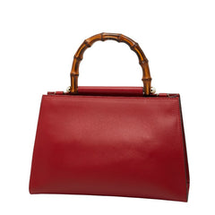 グッチ バンブー ニムフェア ハンドバッグ ショルダーバッグ 2WAY 459076 マルチ ハラコ レザー レディース GUCCI 【中古】