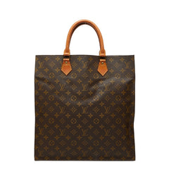 ルイ ヴィトン モノグラム サックプラ ハンドバッグ トートバッグ M51140 ブラウン PVC レザー レディース LOUIS VUITTON 【中古】