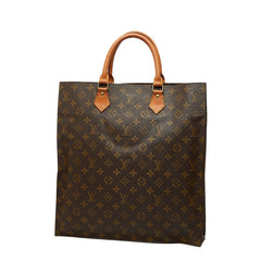 ルイ ヴィトン モノグラム サックプラ ハンドバッグ トートバッグ M51140 ブラウン PVC レザー レディース LOUIS VUITTON 【中古】