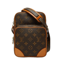ルイ ヴィトン モノグラム アマゾン 斜め掛け ショルダーバッグ M45236 ブラウン PVC レザー レディース LOUIS VUITTON 【中古】