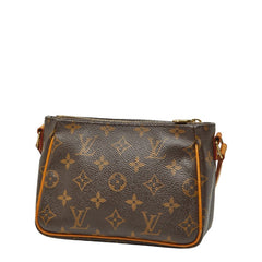 ルイ ヴィトン モノグラム ヴィバシテPM 斜め掛け ショルダーバッグ M51165 ブラウン PVC レザー レディース LOUIS VUITTON 【中古】