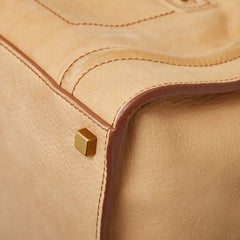 セリーヌ ラゲージ ファントム ミディアム ハンドバッグ ベージュ レザー レディース CELINE 【中古】