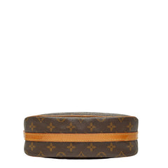ルイ ヴィトン モノグラム サンリス 斜め掛け ショルダーバッグ M51222 ブラウン PVC レザー レディース LOUIS VUITTON 【中古】