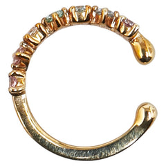 ポンテヴェキオ イヤーカフ マルチストーン その他アクセサリー K10YG イエローゴールド レディース Ponte Vecchio 【中古】