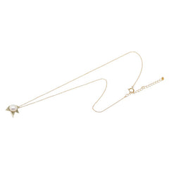 タサキ K18YG イエローゴールド パール7.9mm コメットモチーフ ネックレス レディース TASAKI 中古