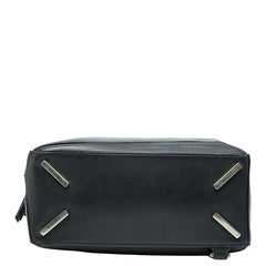 ロエベ パズル スモール ハンドバッグ ショルダーバッグ 2WAY ブラック レザー レディース LOEWE 【中古】