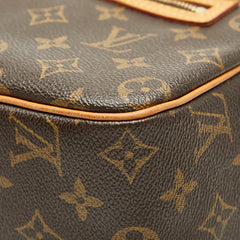 ルイ ヴィトン モノグラム シテMM ショルダーバッグ M51182 ブラウン PVC レザー レディース LOUIS VUITTON 【中古】