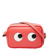 アニヤ ハインドマーチ アイズ タッセル 斜め掛け ショルダーバッグ クロスボディバッグ ピンク レザー レディース Anya Hindmarch 【中古】