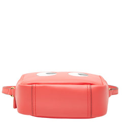 アニヤ ハインドマーチ アイズ タッセル 斜め掛け ショルダーバッグ クロスボディバッグ ピンク レザー レディース Anya Hindmarch 【中古】