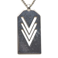 ルイ ヴィトン トリプルV ネックレス M00050 シルバー メタル レディース LOUIS VUITTON 中古