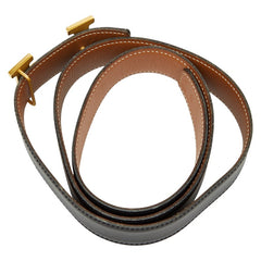 エルメス コンスタンス Hベルト リバーシブル ベルト サイズ:80 ブラック ブラウン ボックスカーフ メンズ HERMES 【中古】