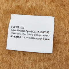 ロエベ アナグラム マフラー ブラウン ウール ナイロン モヘヤ レディース LOEWE 【中古】