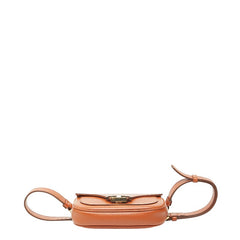 トッズ Tタイムレス ショルダーバッグ ブラウン レザー レディース TOD’S 中古