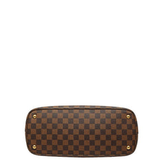 ルイ ヴィトン ダミエ ケンジントン トートバッグ ショルダーバッグ 2WAY N41435 エベヌ ブラウン PVC レザー レディース LOUIS VUITTON 中古