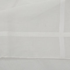 エルメス ハンカチーフ ジャカード H ハンカチ ホワイト コットン レディース HERMES 中古