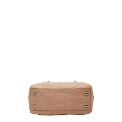 プラダ ロゴ ショルダーバッグ ピンク レザー レディース PRADA 【中古】