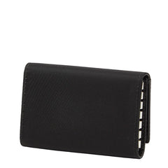 プラダ 三角ロゴプレート 6連 キーケース M222 ブラック ナイロン レディース PRADA 【中古】