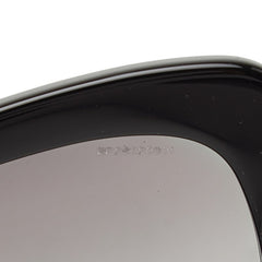 プラダ ロゴ サングラス SPR270 ブラック プラスチック レディース PRADA 【中古】