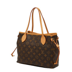 ルイ ヴィトン モノグラム ネヴァーフルPM ハンドバッグ トートバッグ M40155 ブラウン PVC レザー レディース LOUIS VUITTON 【中古】
