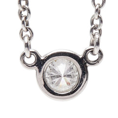 ティファニー バイザヤード ネックレス Pt950 プラチナ レディース TIFFANY&Co. 【中古】