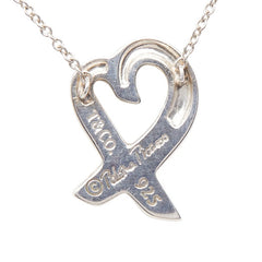ティファニー ラビングハート ネックレス SV925 シルバー レディース TIFFANY&Co. 中古