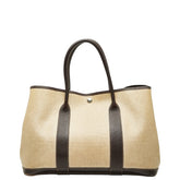 エルメス ガーデンパーティPM ハンドバッグ トートバッグ ベージュ ブラウン トワルアッシュ ネゴンダ レディース HERMES 【中古】