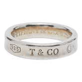 ティファニー 1837 ナロー リング 指輪 SV925 シルバー レディース TIFFANY&Co. 【中古】