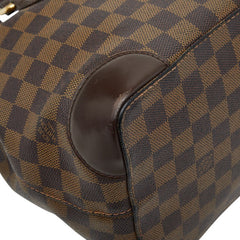 ルイ ヴィトン ダミエ ハムステッドPM トートバッグ ハンドバッグ N51205 エベヌ ブラウン PVC レザー レディース LOUIS VUITTON 【中古】