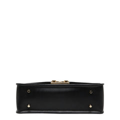 フルラ メトロポリス チェーンショルダーバッグ ブラック レザー レディース Furla 【中古】