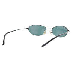 レイバン サングラス オーバル ハーフリム RB3312 シルバー ブラック メタル メンズ Ray-Ban 中古