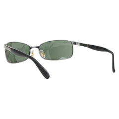 レイバン サングラス シルバー ブラック メタル ラバー メンズ Ray-Ban 【中古】