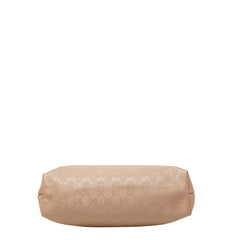 グッチ GGインプリメ トートバッグ ハンドバッグ ショルダー 211138 ベージュ PVC カーフレザー レディース GUCCI 【中古】