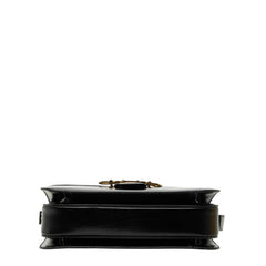 セリーヌ ホースビット 3連 ゴールド金具 ショルダーバッグ ブラック レザー レディース CELINE 【中古】