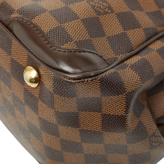ルイ ヴィトン ダミエ ヴェローナPM ハンドバッグ N41117 ブラウン PVC レザー レディース LOUIS VUITTON 【中古】