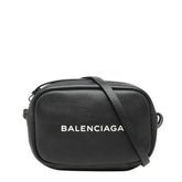 バレンシアガ エブリデイ カメラバッグ XS ショルダーバッグ 489809 ブラック レザー レディース BALENCIAGA 中古