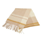 クロエ チェック マフラー ベージュ ブラウン レディース Chloe 【中古】