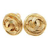 シャネル ココマーク ヴィンテージ イヤリング 94A ゴールド メッキ レディース CHANEL 【中古】