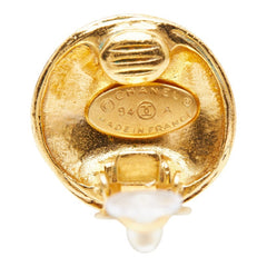シャネル ココマーク ヴィンテージ イヤリング 94A ゴールド メッキ レディース CHANEL 【中古】