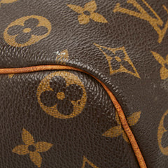 ルイ ヴィトン モノグラム スピーディー35 ハンドバッグ ボストンバッグ M41524 ブラウン PVC レザー レディース LOUIS VUITTON 【中古】