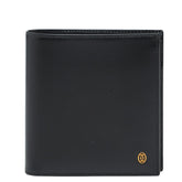 カルティエ パシャライン 二つ折り財布 ブラック レザー メンズ CARTIER 中古