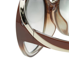 クロエ サングラス CE722SA ブラウン ゴールド プラスチック レディース Chloe 【中古】