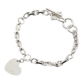 モンブラン ハート チェーン ブレスレット SV925 シルバー レディース MONTBLANC 【中古】