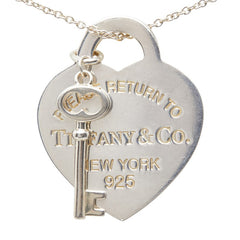 ティファニー リターントゥハート タグ&キー ペンダントトップ ネックレス 60014063 SV925 シルバー レディース TIFFANY&Co. 【中古】