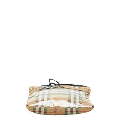 バーバリー ブルーレーベル ノバチェック ショルダーバッグ ポシェット ベージュ マルチカラー ナイロン レディース BURBERRY 【中古】