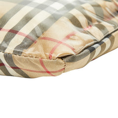 バーバリー ブルーレーベル ノバチェック ショルダーバッグ ポシェット ベージュ マルチカラー ナイロン レディース BURBERRY 【中古】