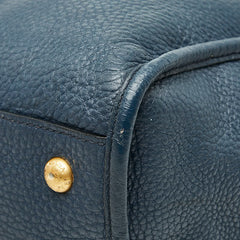 プラダ ハンドバッグ ショルダーバッグ 2WAY ネイビー ヴィッテロダイノレザー レディース PRADA 【中古】