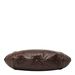 グッチ ダブルG ニューブリット シェリーライン ハンドバック ショルダーバッグ 2WAY 162886 ブラウン レザー レディース GUCCI 【中古】