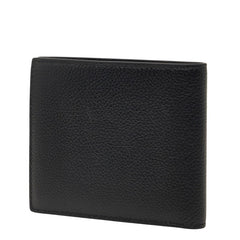 バレンシアガ ロゴ 二つ折り財布 594549 ブラック レザー メンズ BALENCIAGA 【中古】